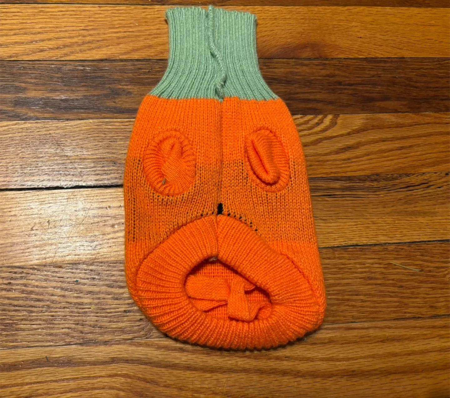 New XX-Small Pumpkin Pet Sweater image indicator(4)