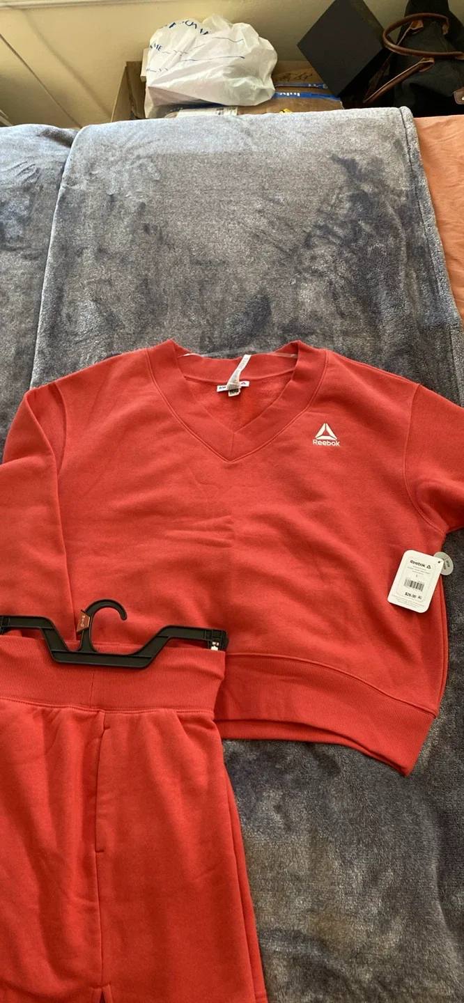Reebok pumpkin, orange Skirt and Sweatshirt Set image indicator(4)