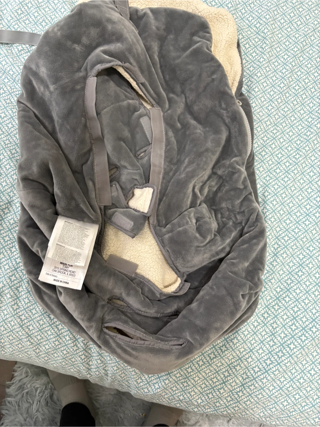 JJ Cole Car Seat Cover - Grey