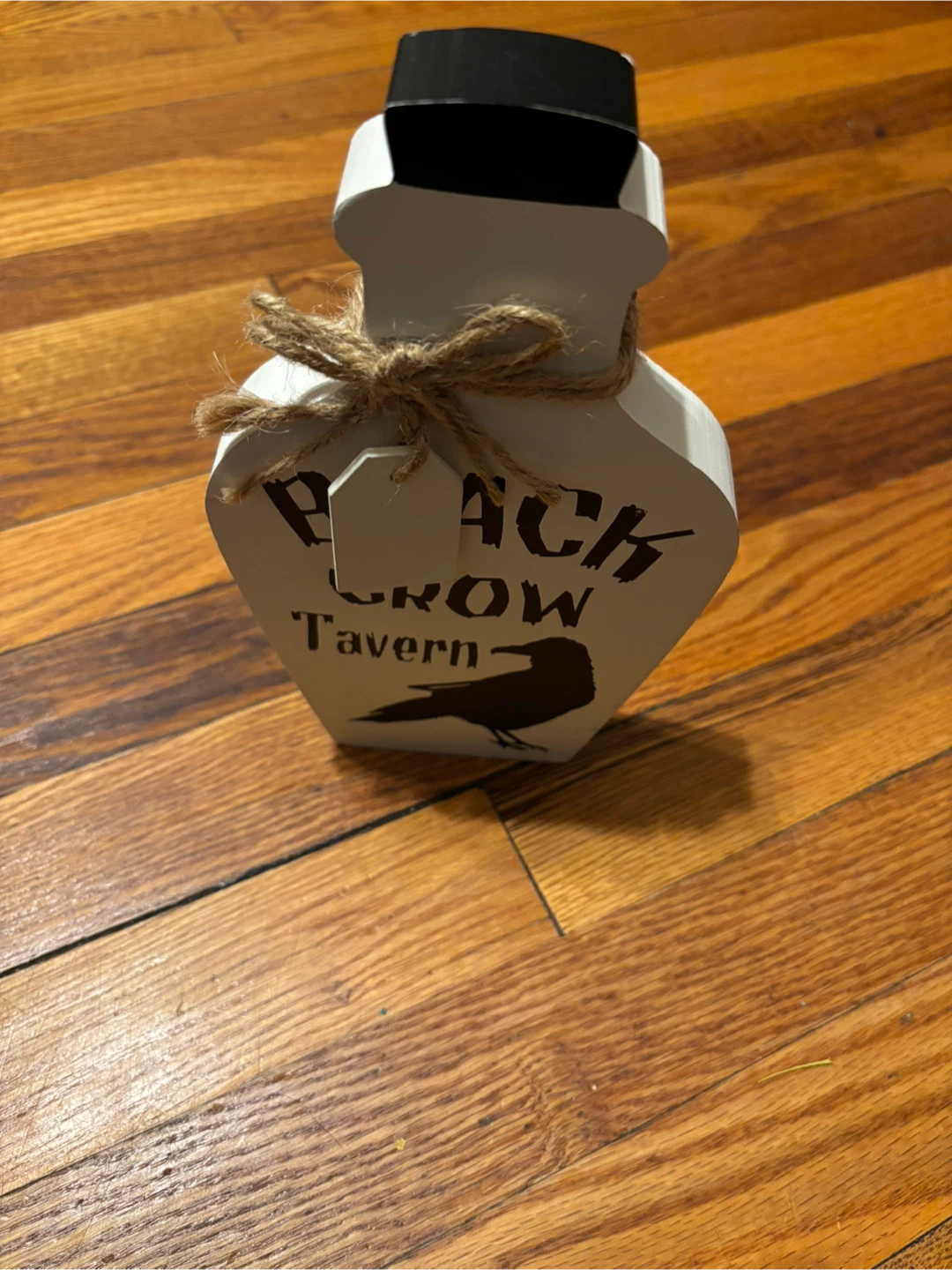 Black Crow Tavern Wooden Sign - photo 2
