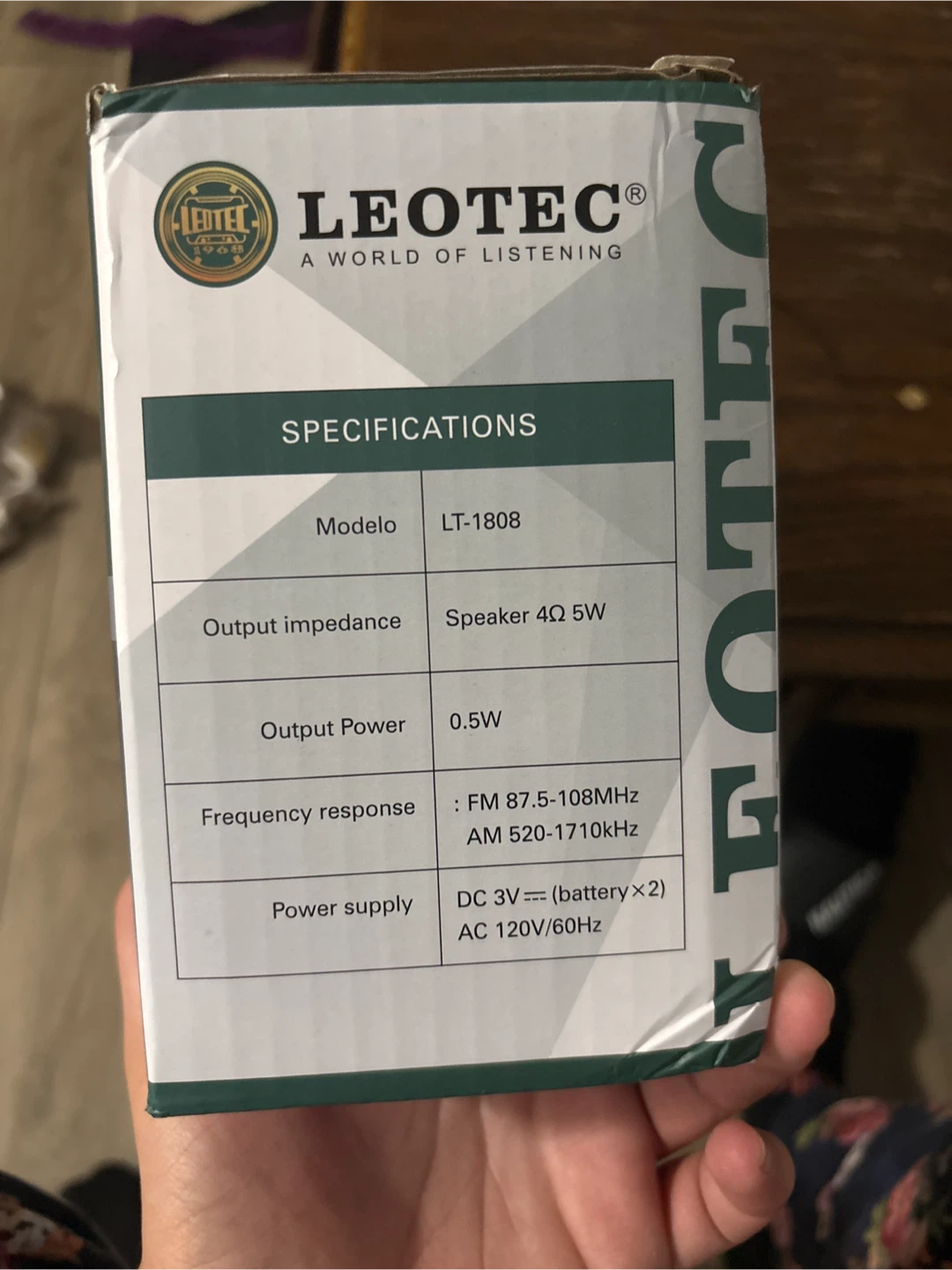 LEOTEC LT-1808 Radio - Like New! - photo 2