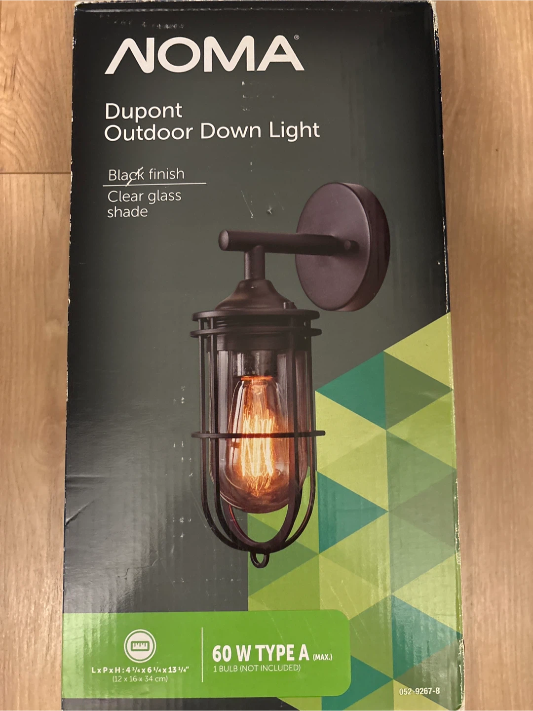 NOMA Dupont Outdoor Down Light - Black Finish