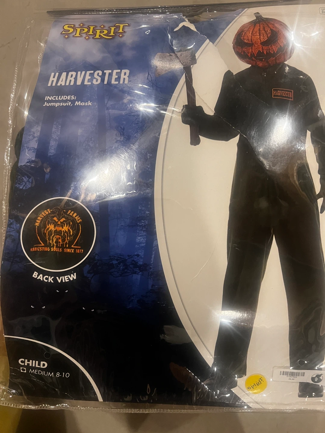 Spirit Halloween Harvester Costume - Child Medium (8-10)