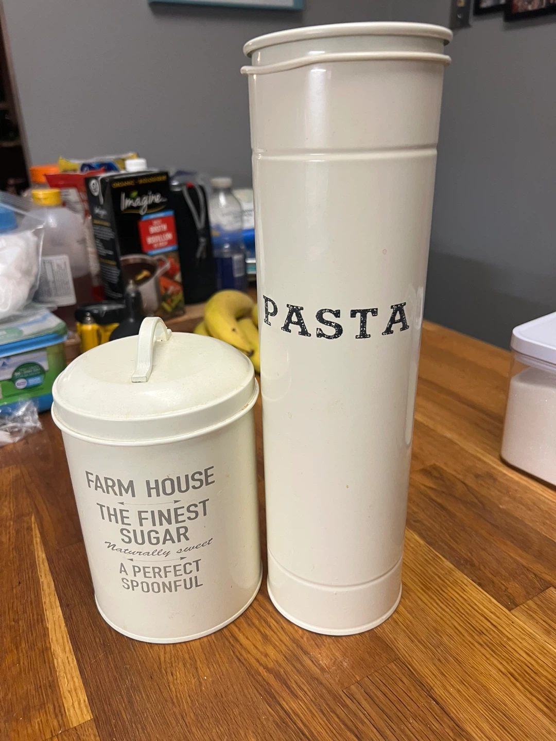 Farm House Sugar & Pasta Canisters