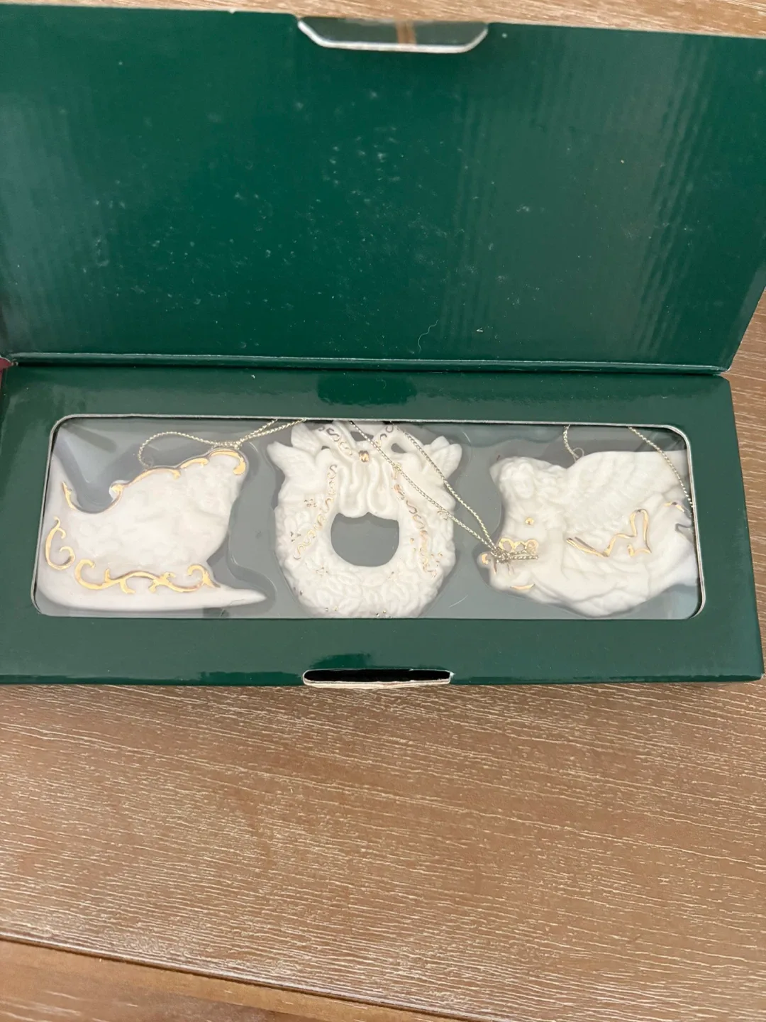 Porcelain Ornament Trio - New in Box image indicator(2)