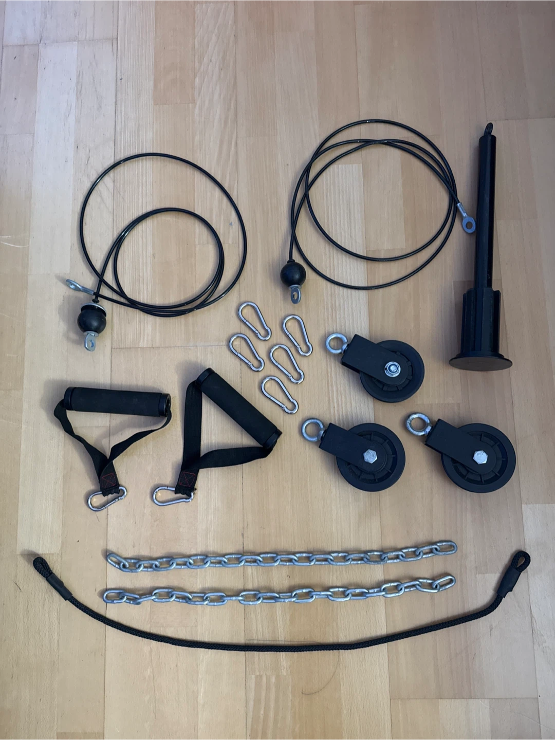 Home Gym Cable Pulley System