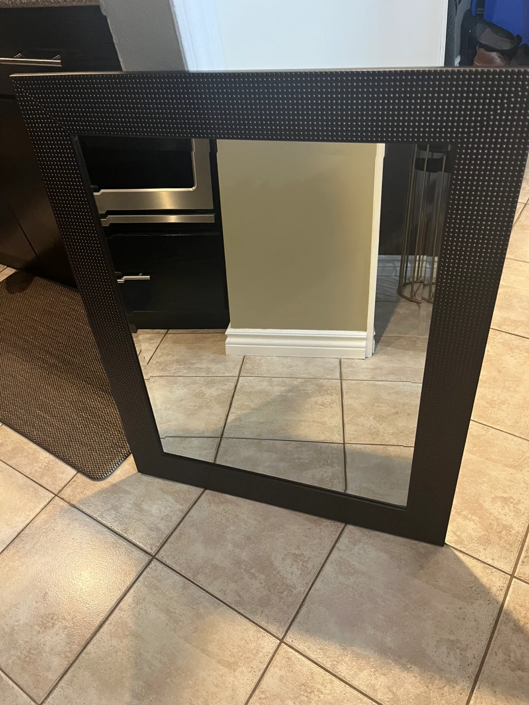 Black Framed Mirror