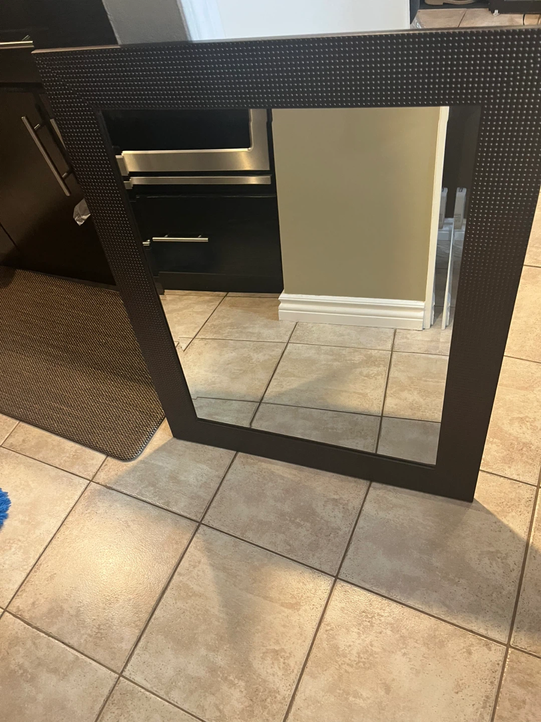 Black Framed Mirror - photo 2