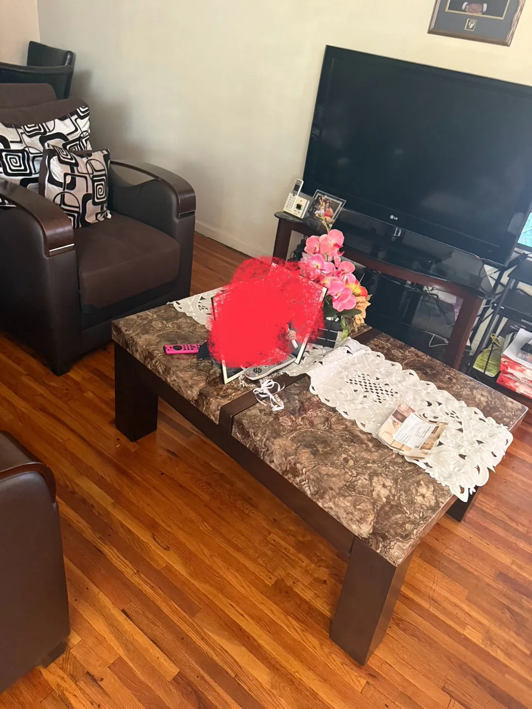 Marble Pattern Coffee Table image indicator(5)