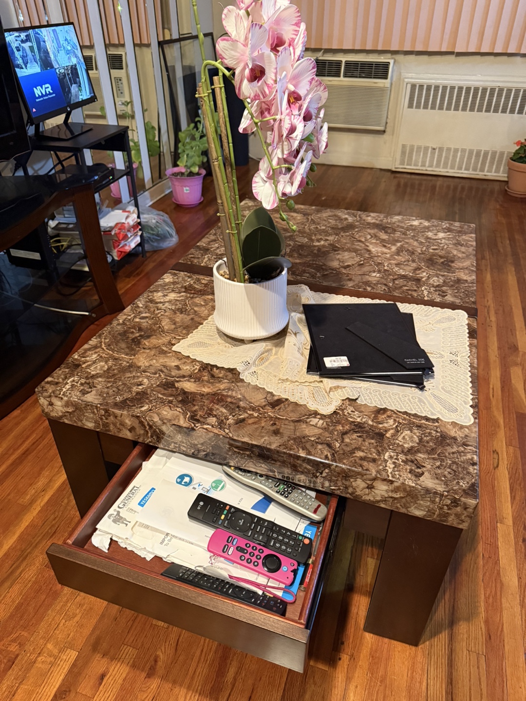 Marble Pattern Coffee Table - photo 3