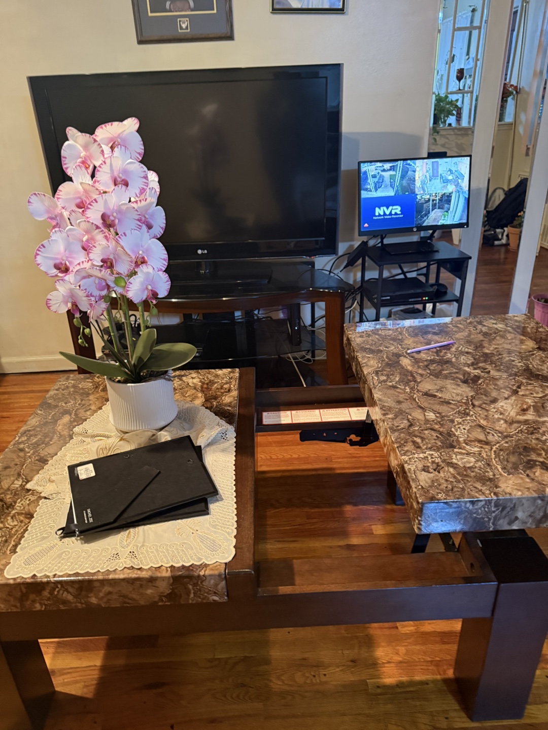 Marble Pattern Coffee Table