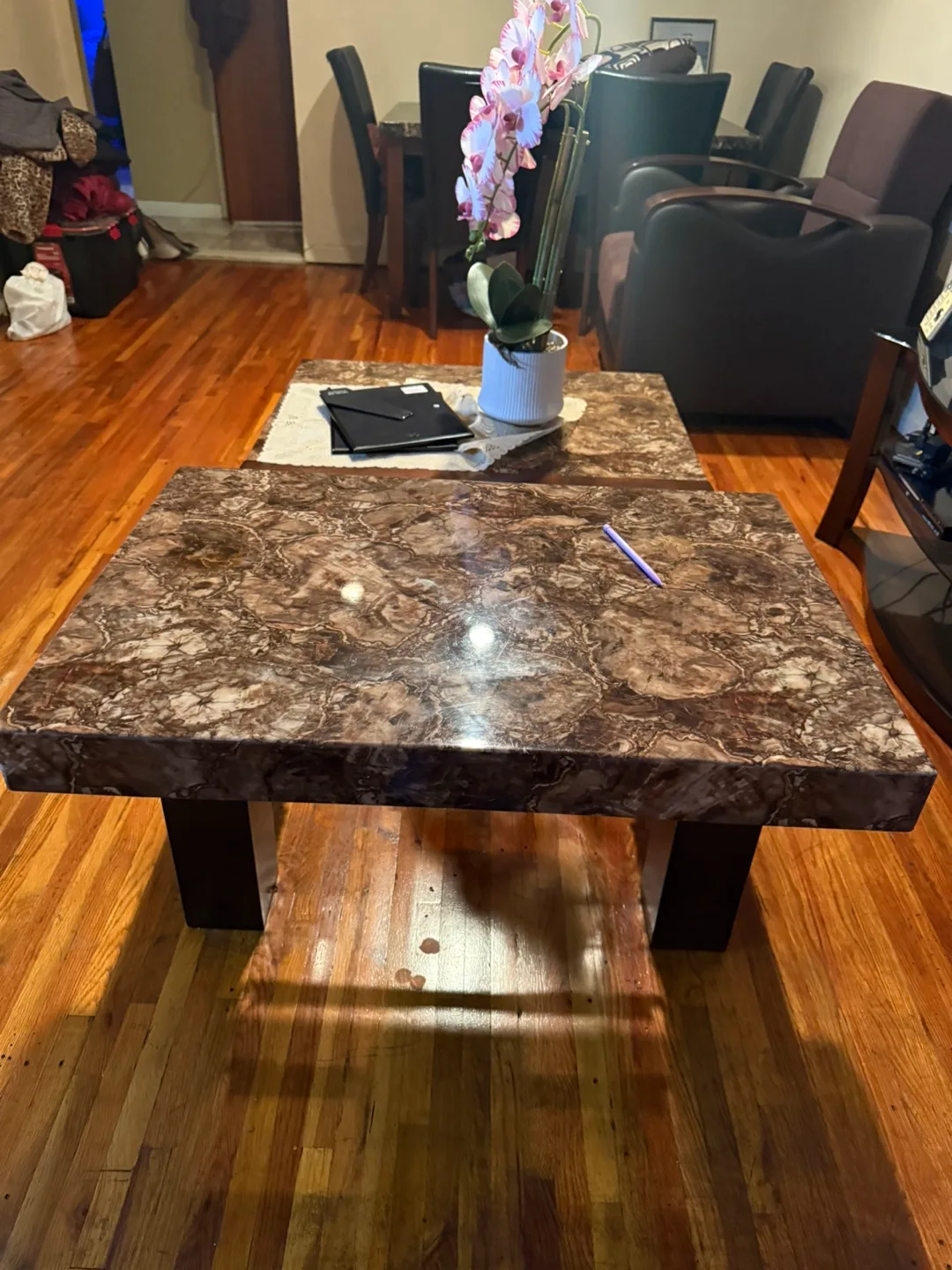 Marble Pattern Coffee Table image indicator(4)