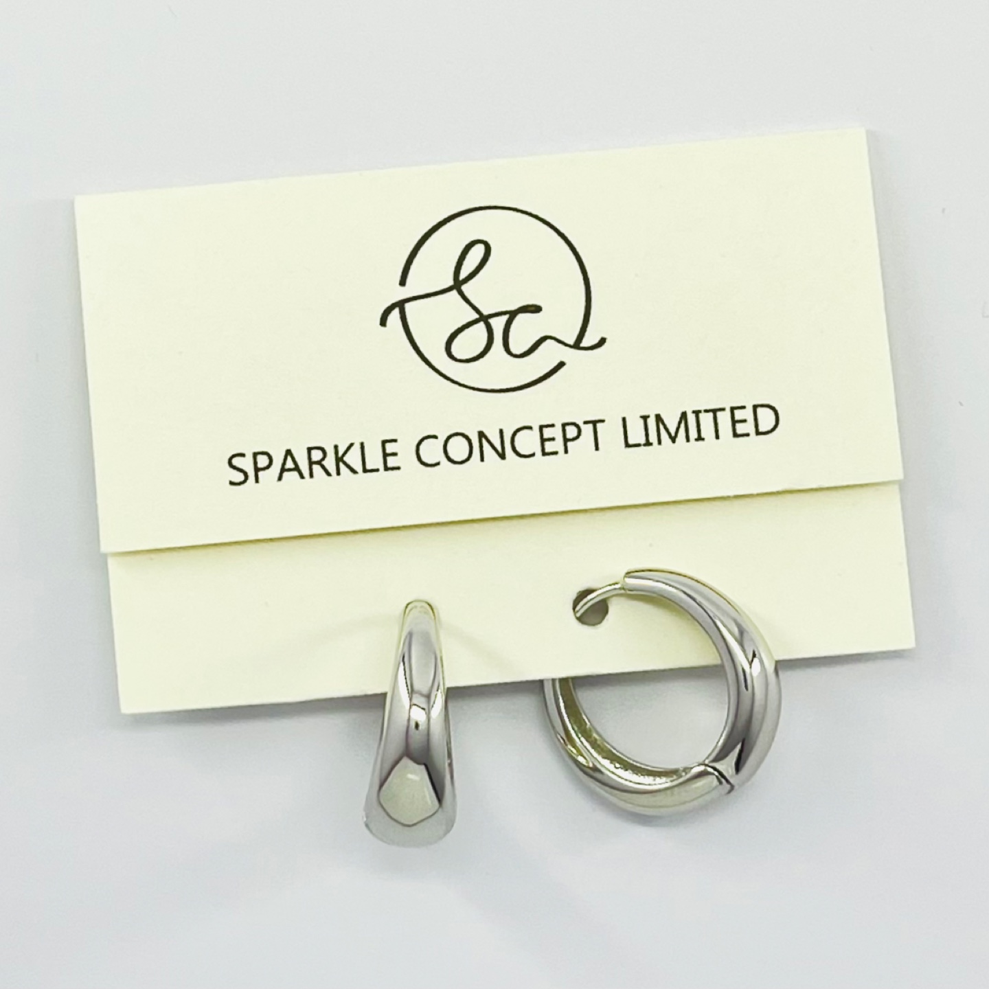 Silver Hoop Earrings