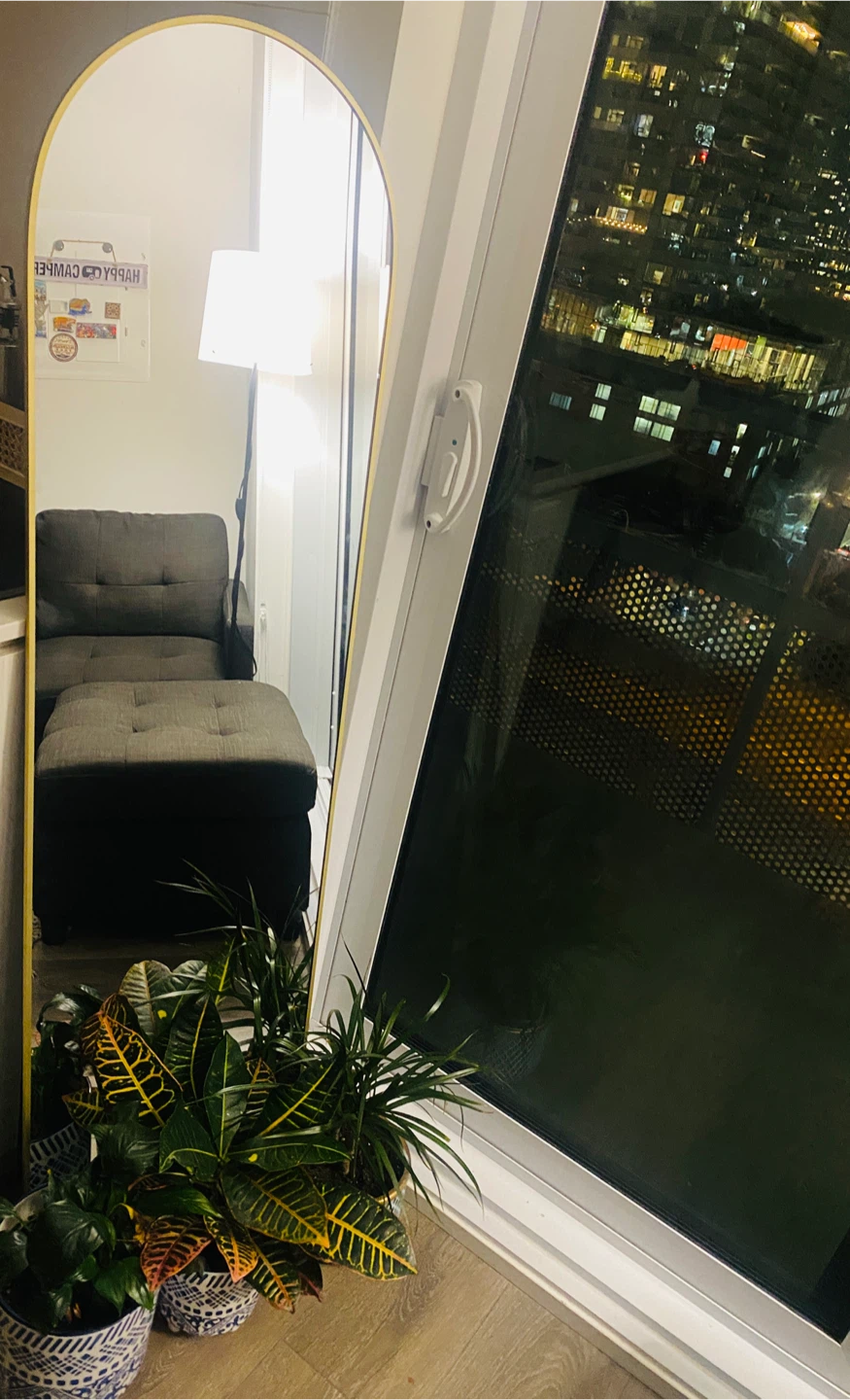 Full Length Gold Framed Mirror