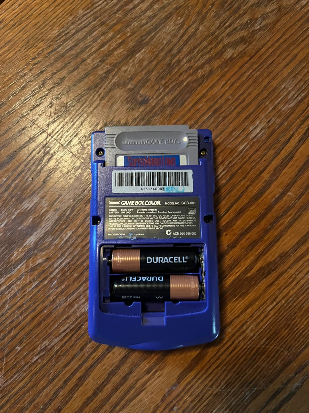 Nintendo Game Boy Color - Purple with Super Mario Land - photo 3