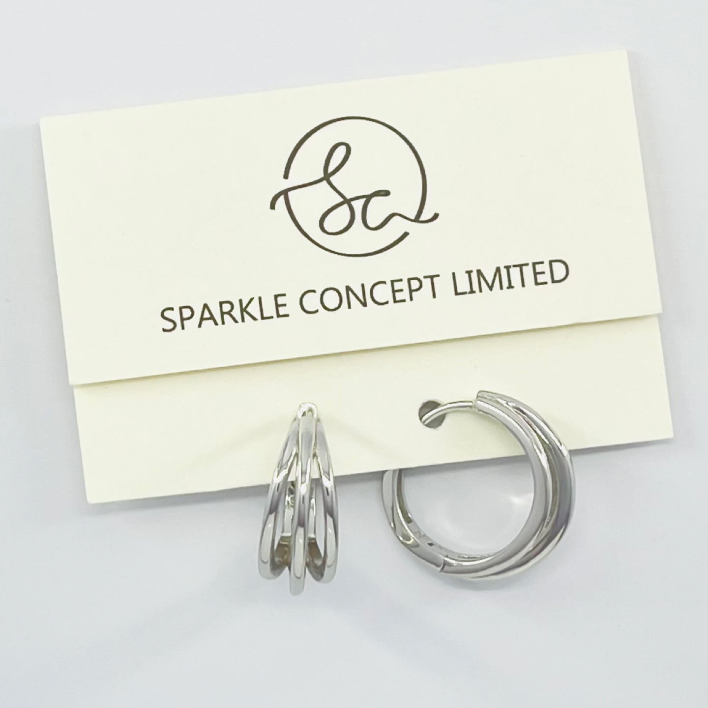 Silver Hoop Earrings