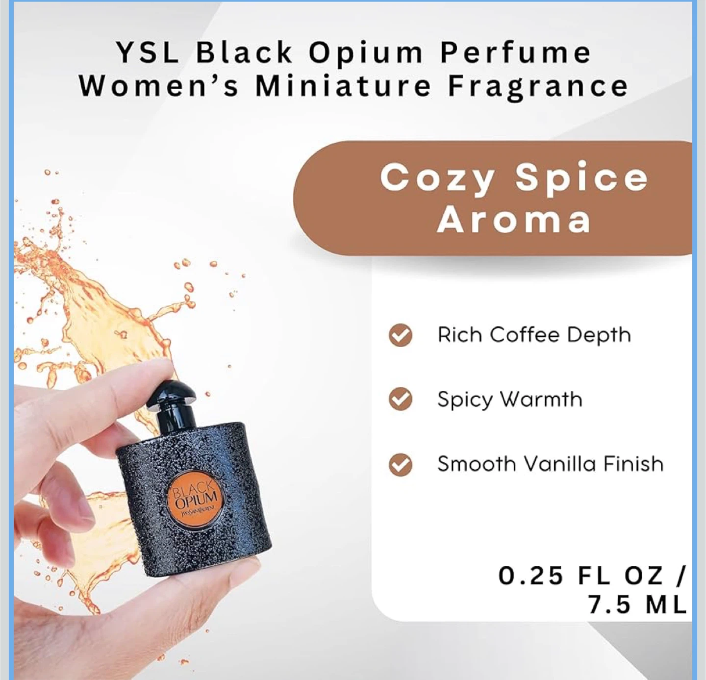 YSL Black Opium Miniature Perfume (Mini)- 7.5ml - photo 5