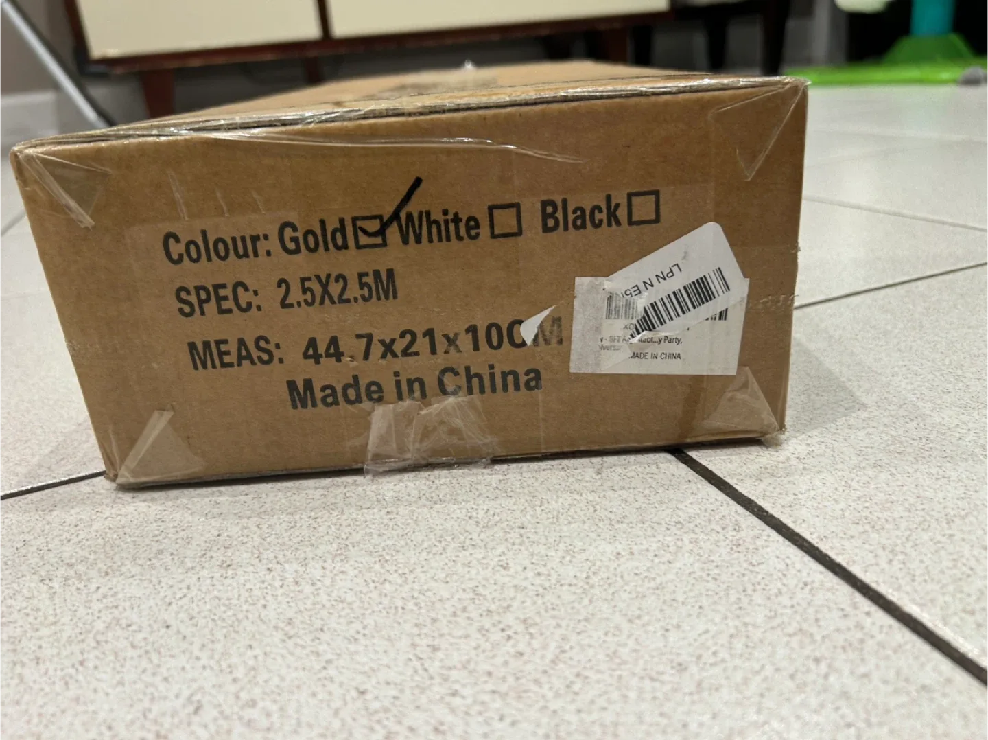 Balloon Party Arch - Gold, 8ft x 8ft - New in Box image indicator(4)