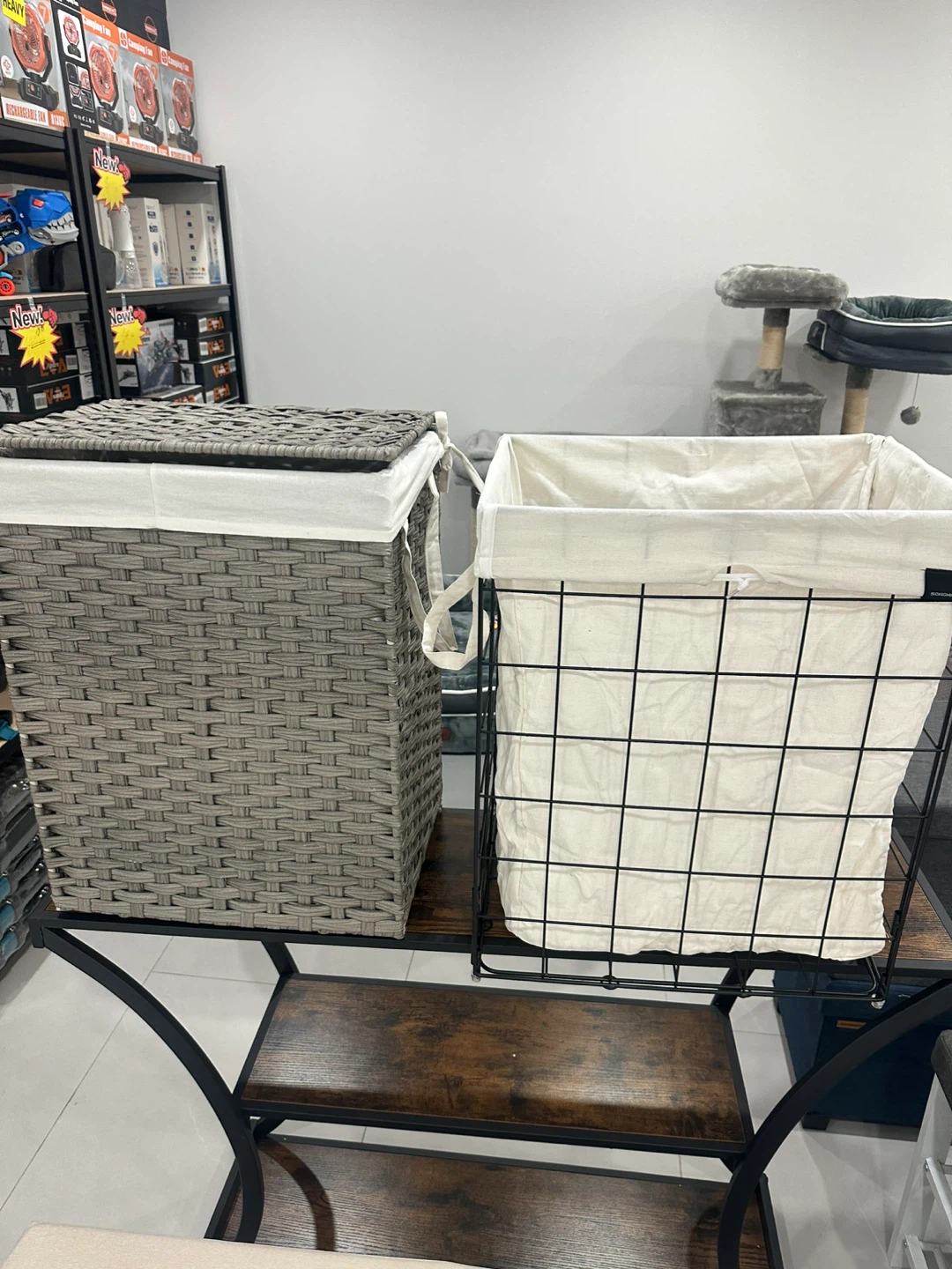 Woven Laundry Hamper with Lid