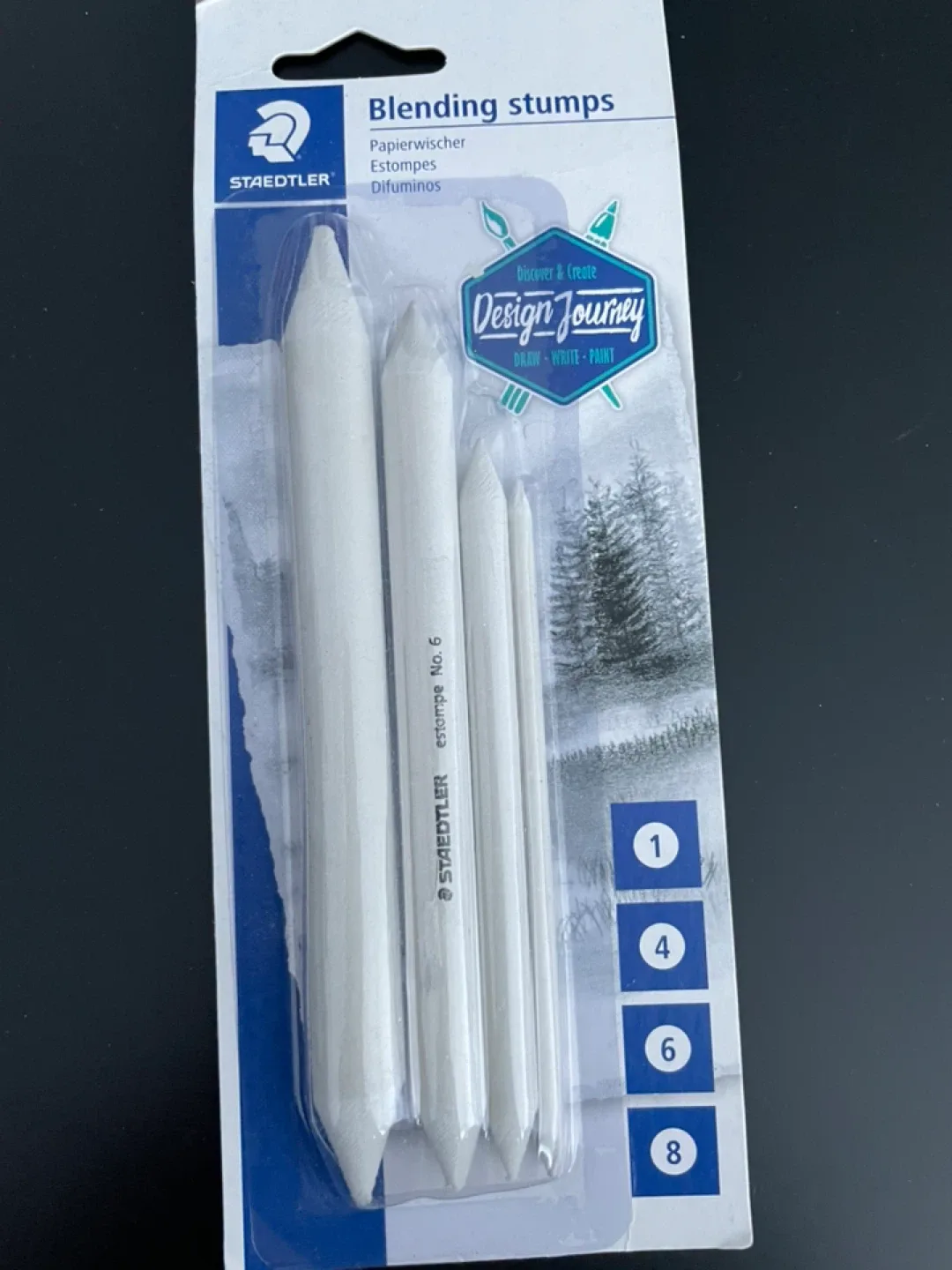 Sealed Staedtler Blending stumps OCAD arts crafts thumbnail