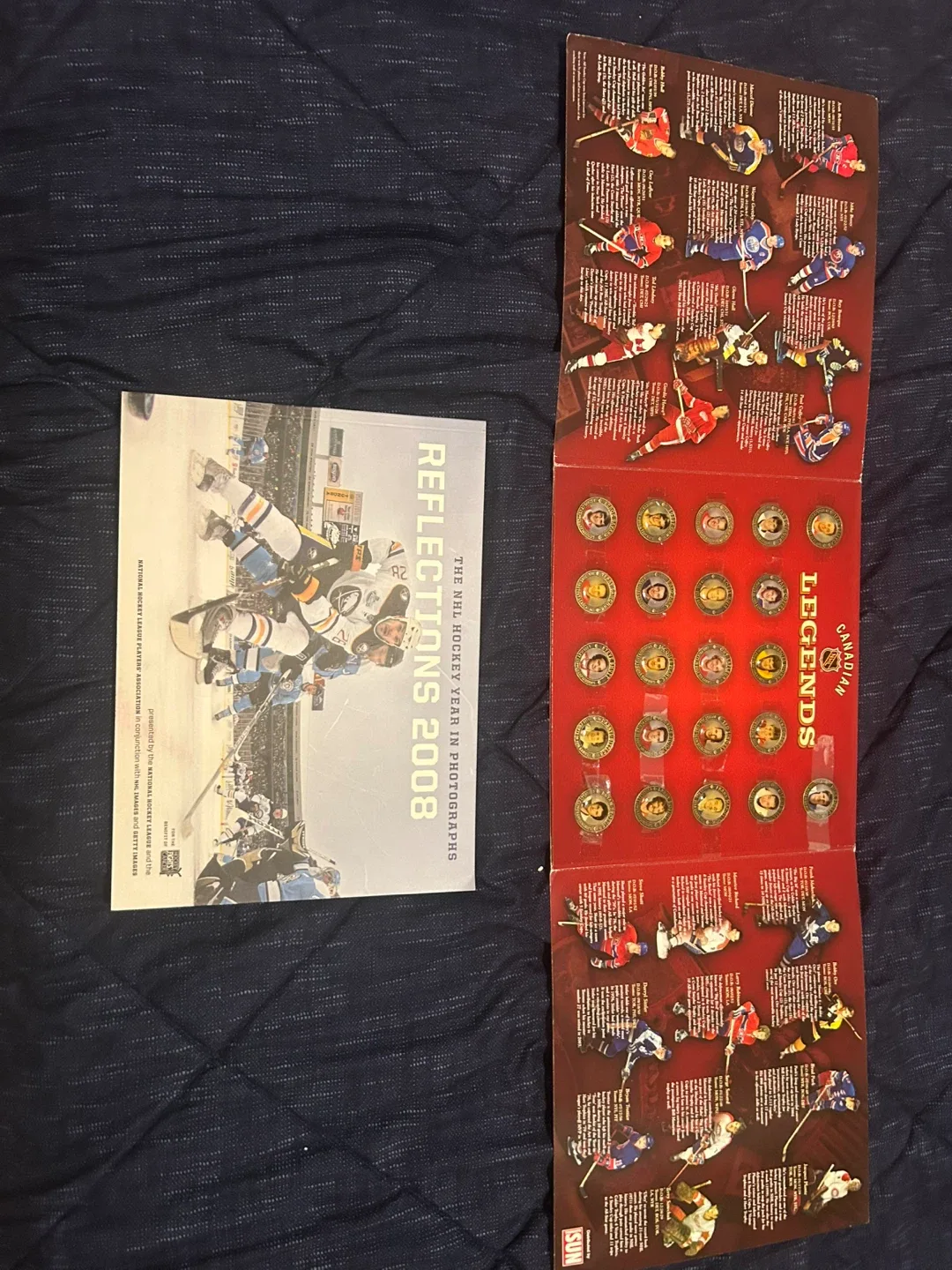 NHL book and Hockey Coins thumbnail