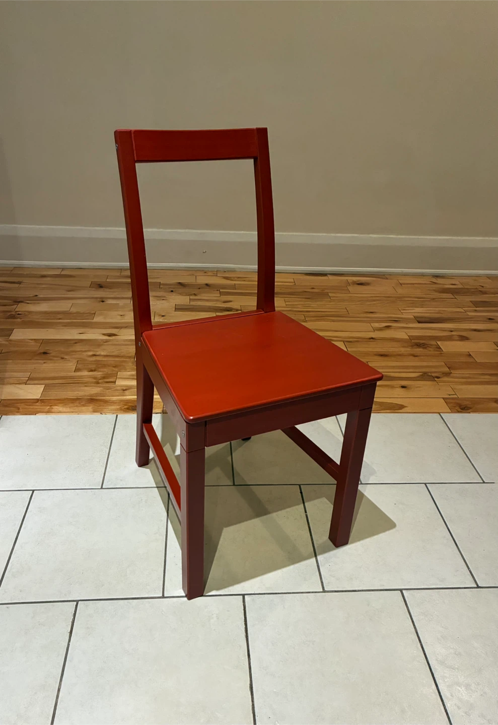 Red Wooden Chairs - photo 2