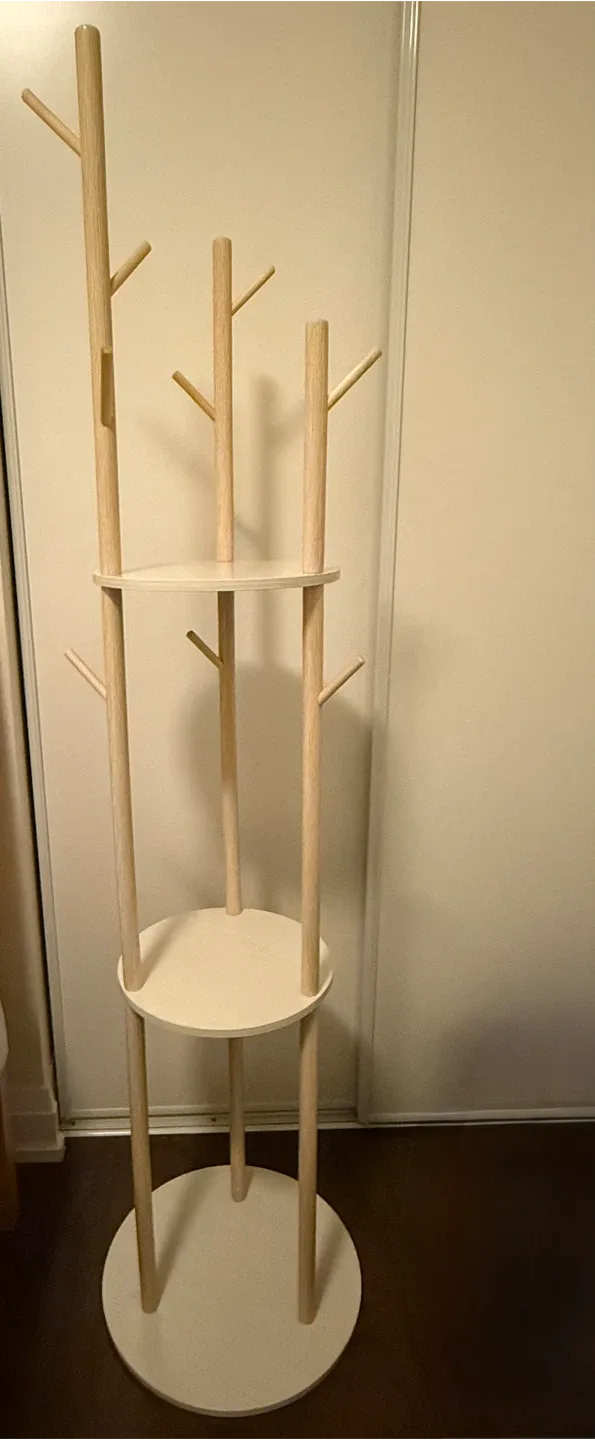 Moving out sale: Tree Branch Coat/bags Rack with Shelves image indicator(2)