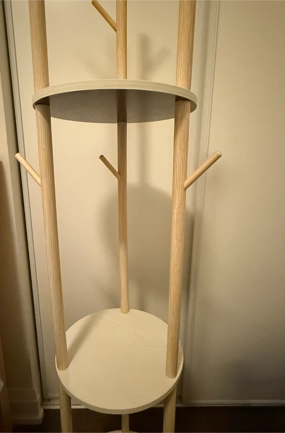 Moving out sale: Tree Branch Coat/bags Rack with Shelves image indicator(4)