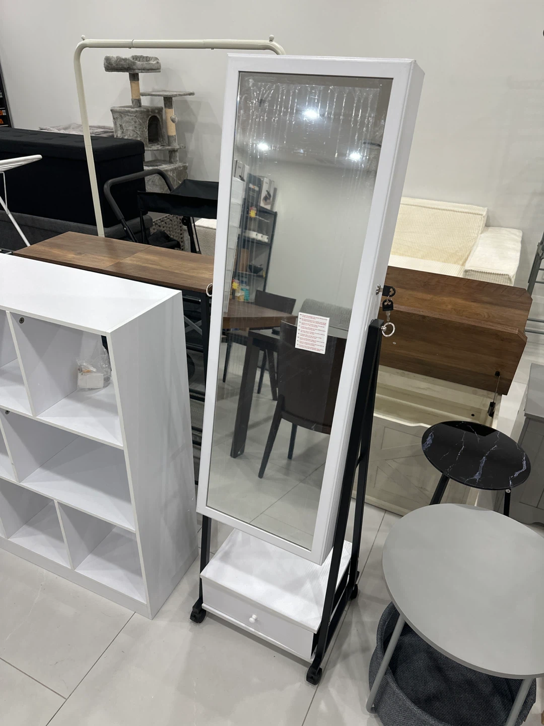 SONGMICS Jewelry Cabinet with Mirror