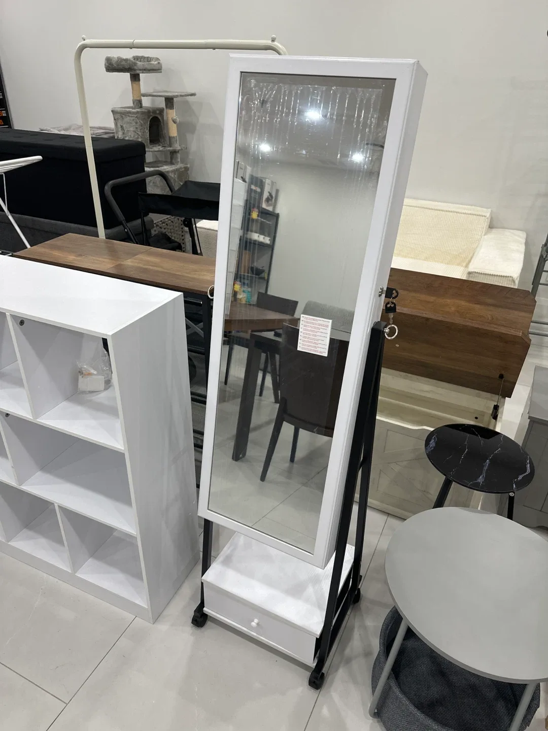 SONGMICS Jewelry Cabinet with Mirror thumbnail
