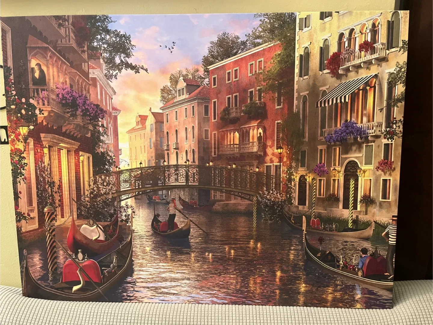 Venice Canal Scene Wall Art