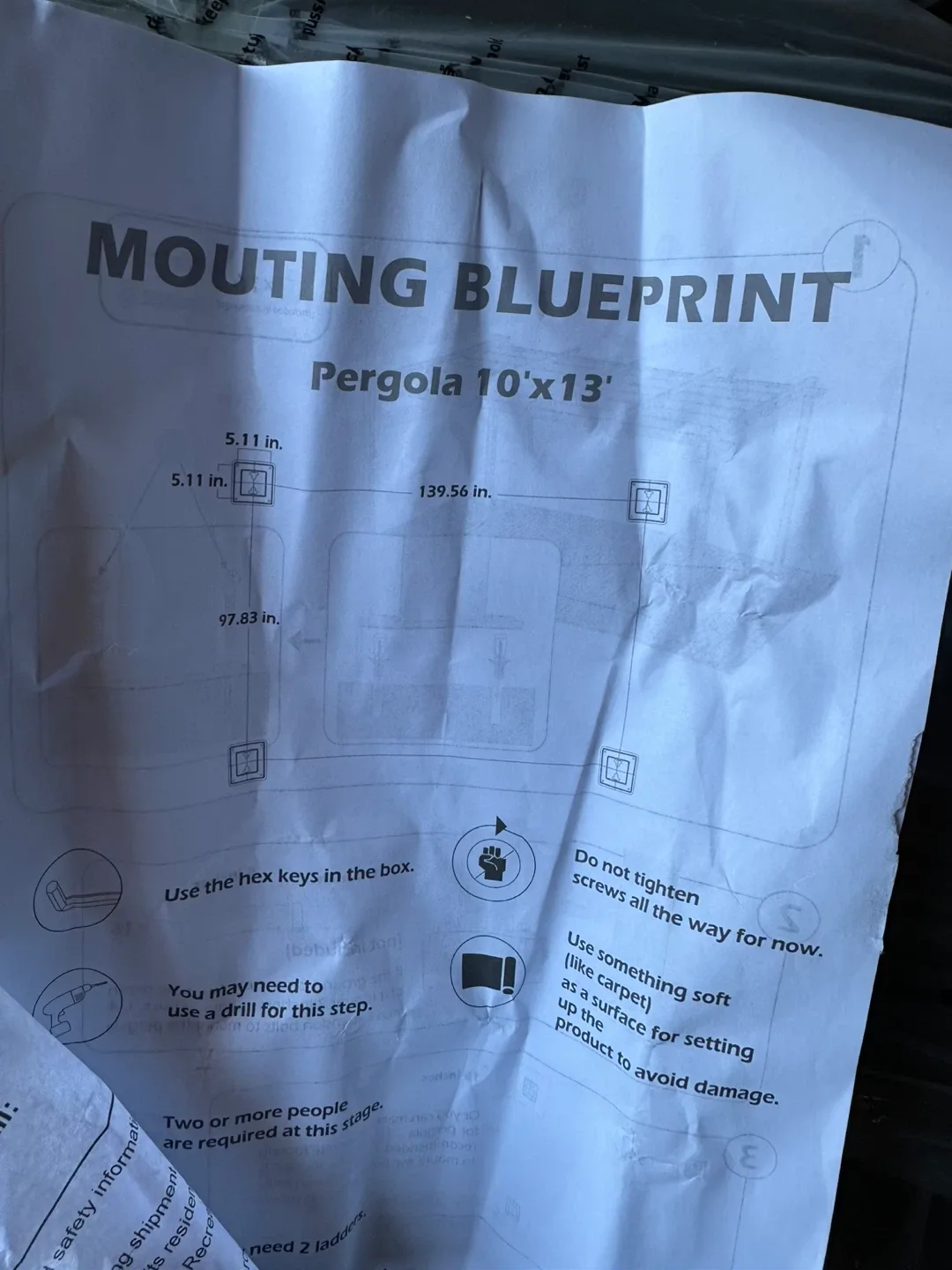 Veikous 10x13 ft Pergola image indicator(5)