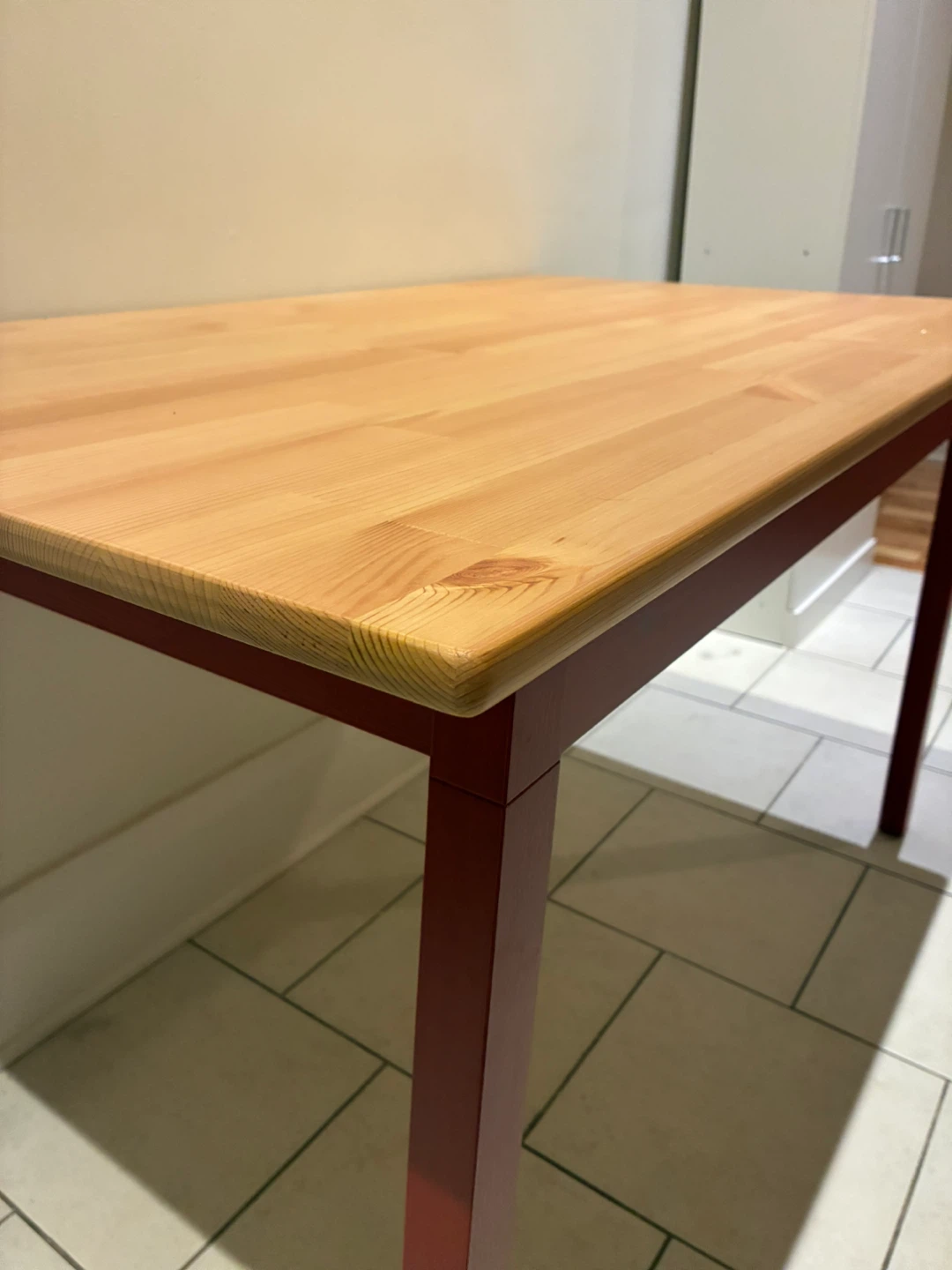 IKEA Lerhamn Dining Table - Light Antique Stain/White Stain - photo 2