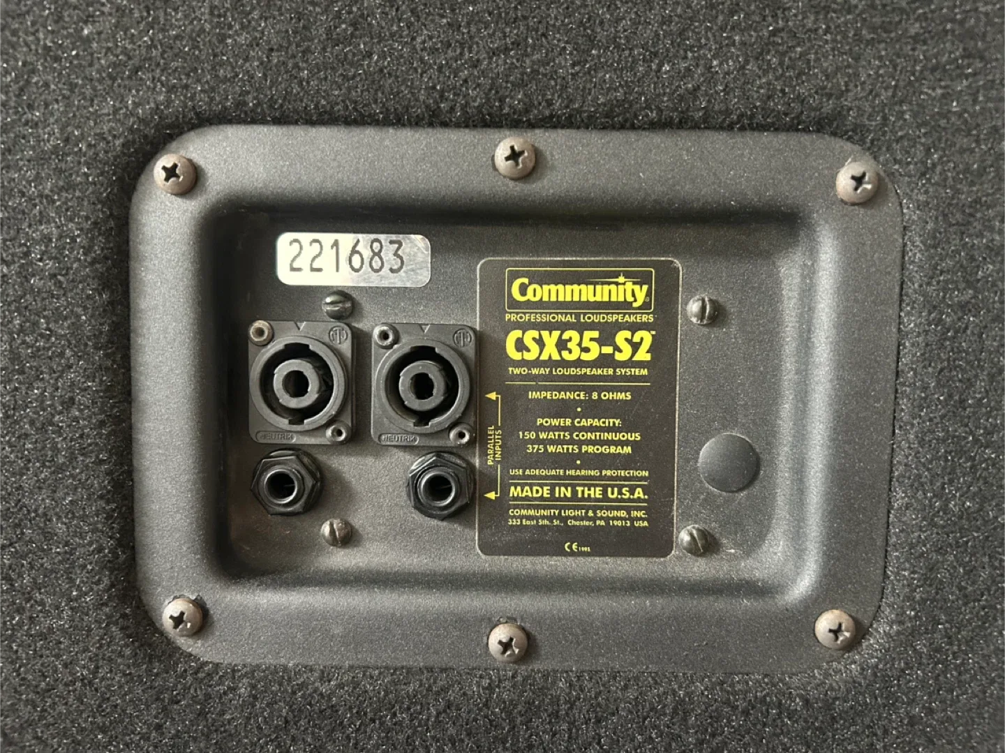 Community CSX35-S2 Speakers (Pair) image indicator(2)
