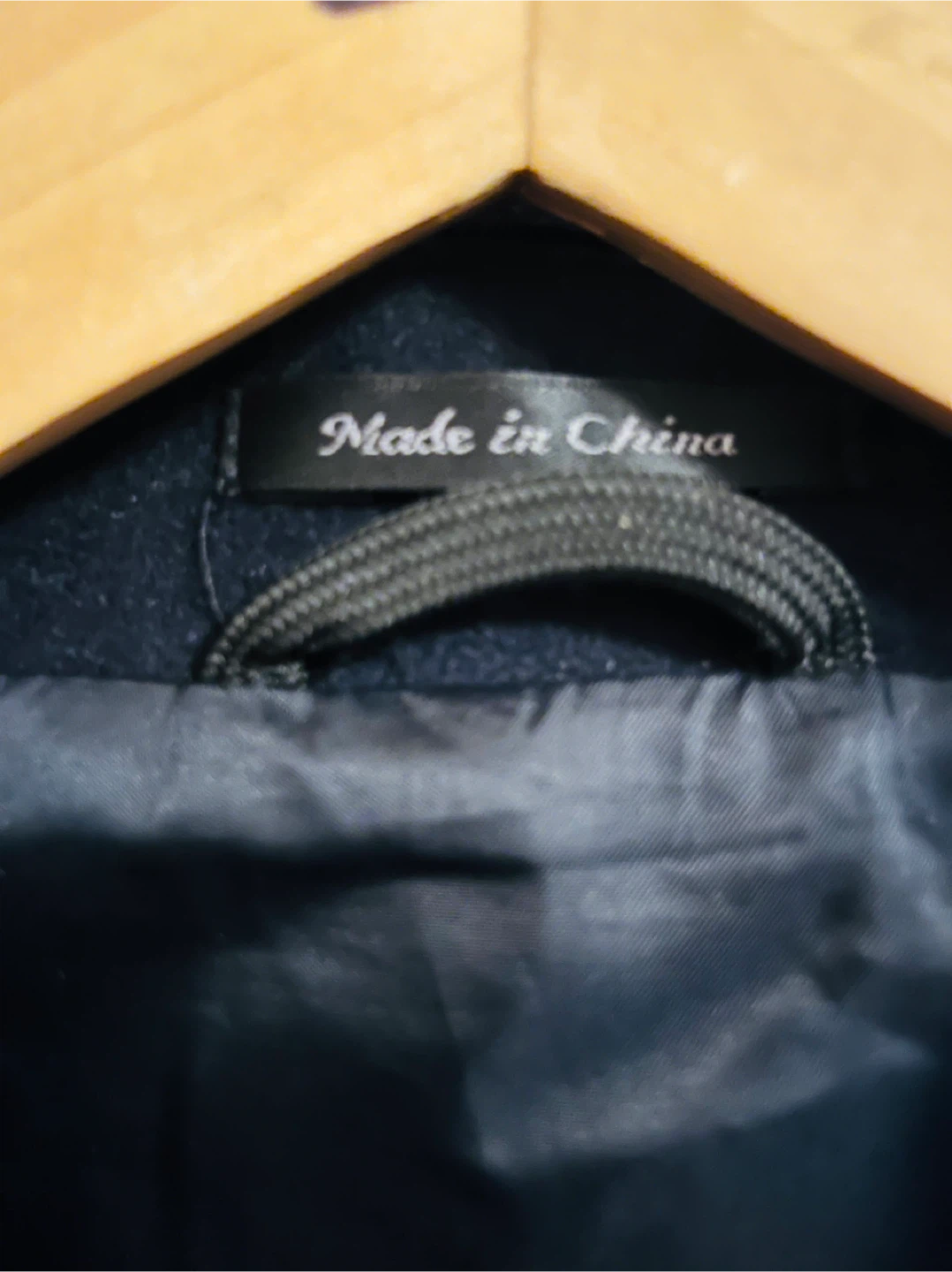 Black Wool Coat Size 2XL - photo 2