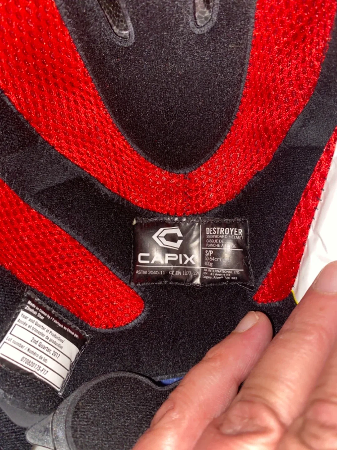 New Capix Destroyer Snowboard Helmet - Size S/M image indicator(5)