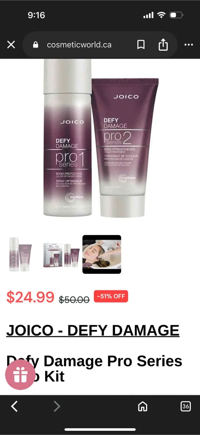 Joico Defy Damage Pro Series Kit thumbnail