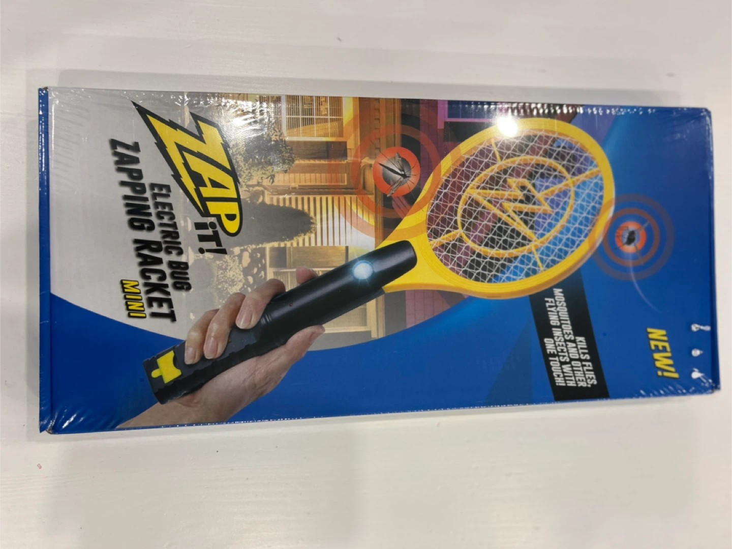 Zap It! Electric Bug Zapping Racket Mini - New
