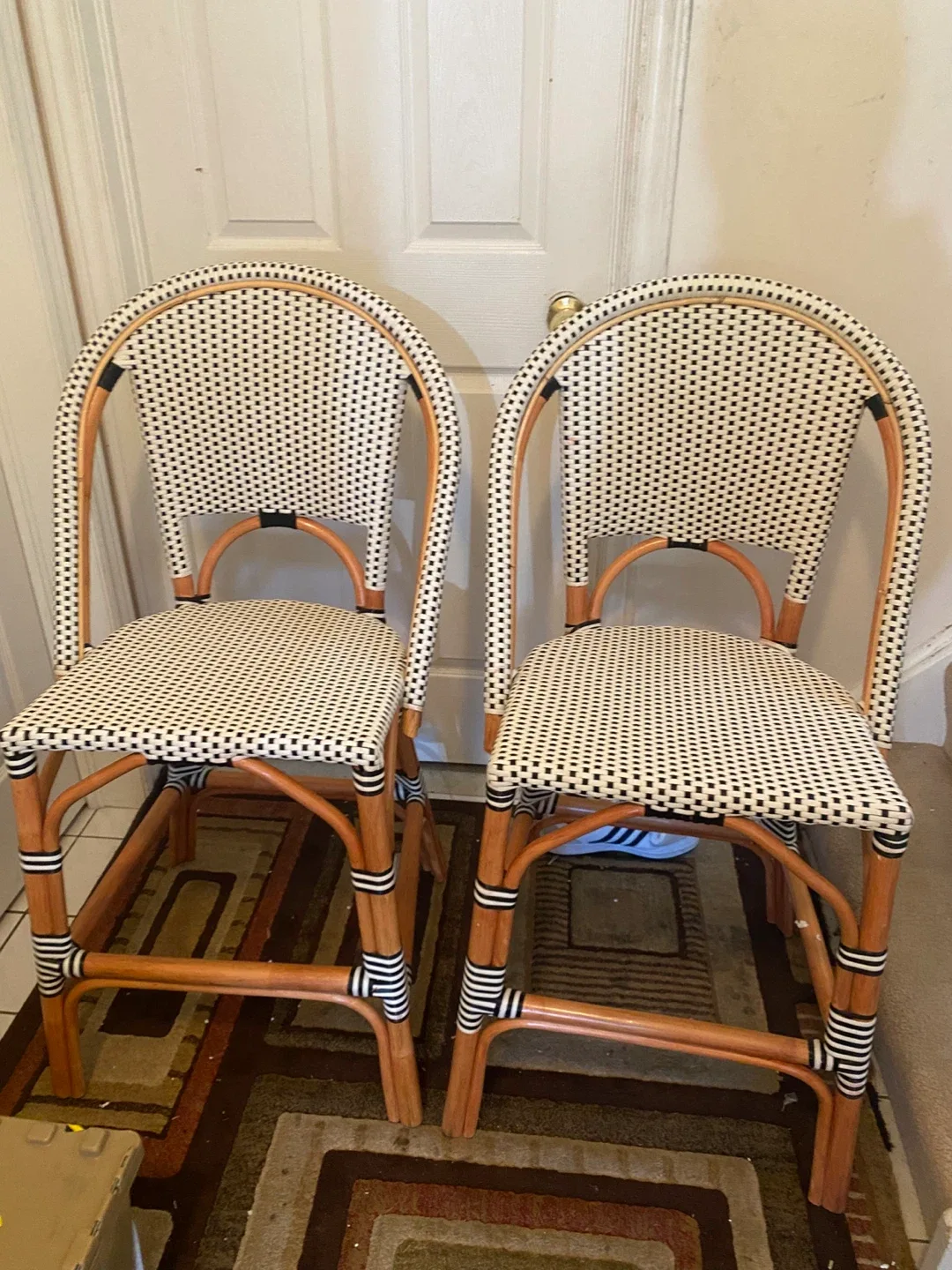 Billingslee Bali Bar Stool - Two-Tone Rattan image indicator(7)