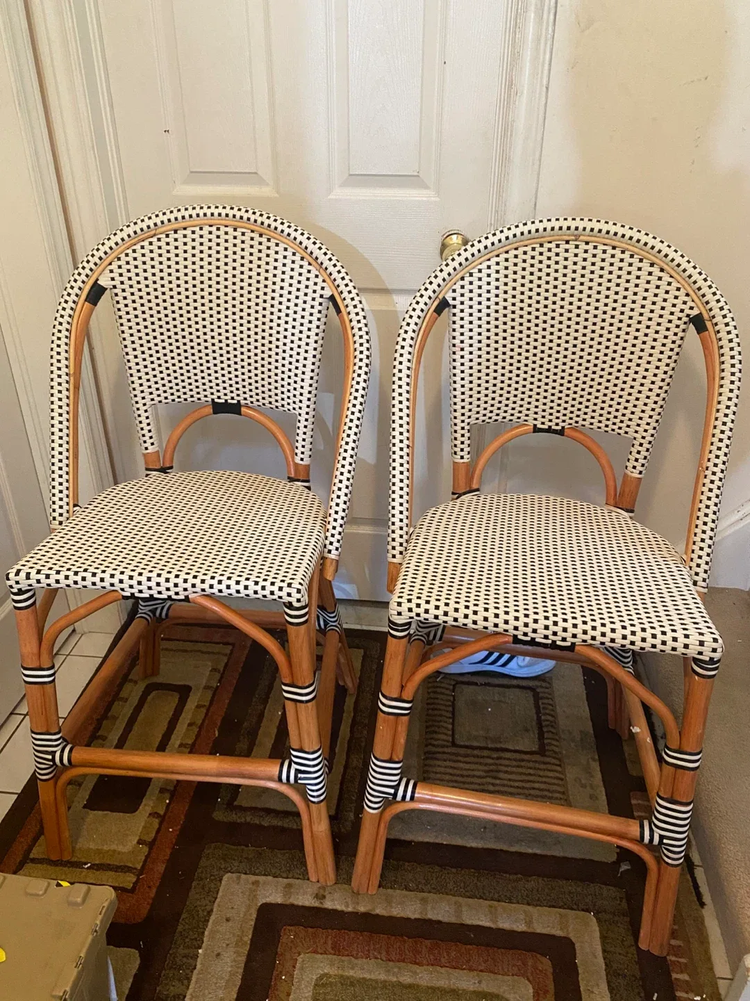 Billingslee Bali Bar Stool - Two-Tone Rattan image indicator(8)