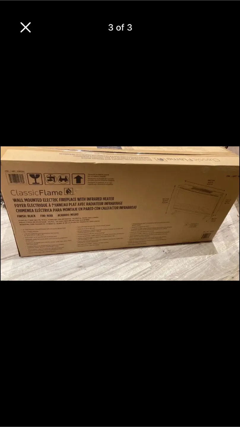 ClassicFlame Wall Mounted Electric Fireplace image indicator(2)