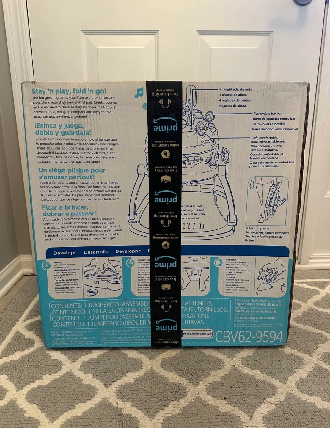 Fisher-Price Baby Bouncer SpaceSaver Jumperoo Activity Center image indicator(2)