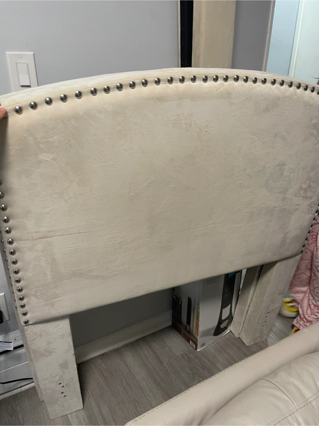 Upholstered Headboard with Nailhead Trim