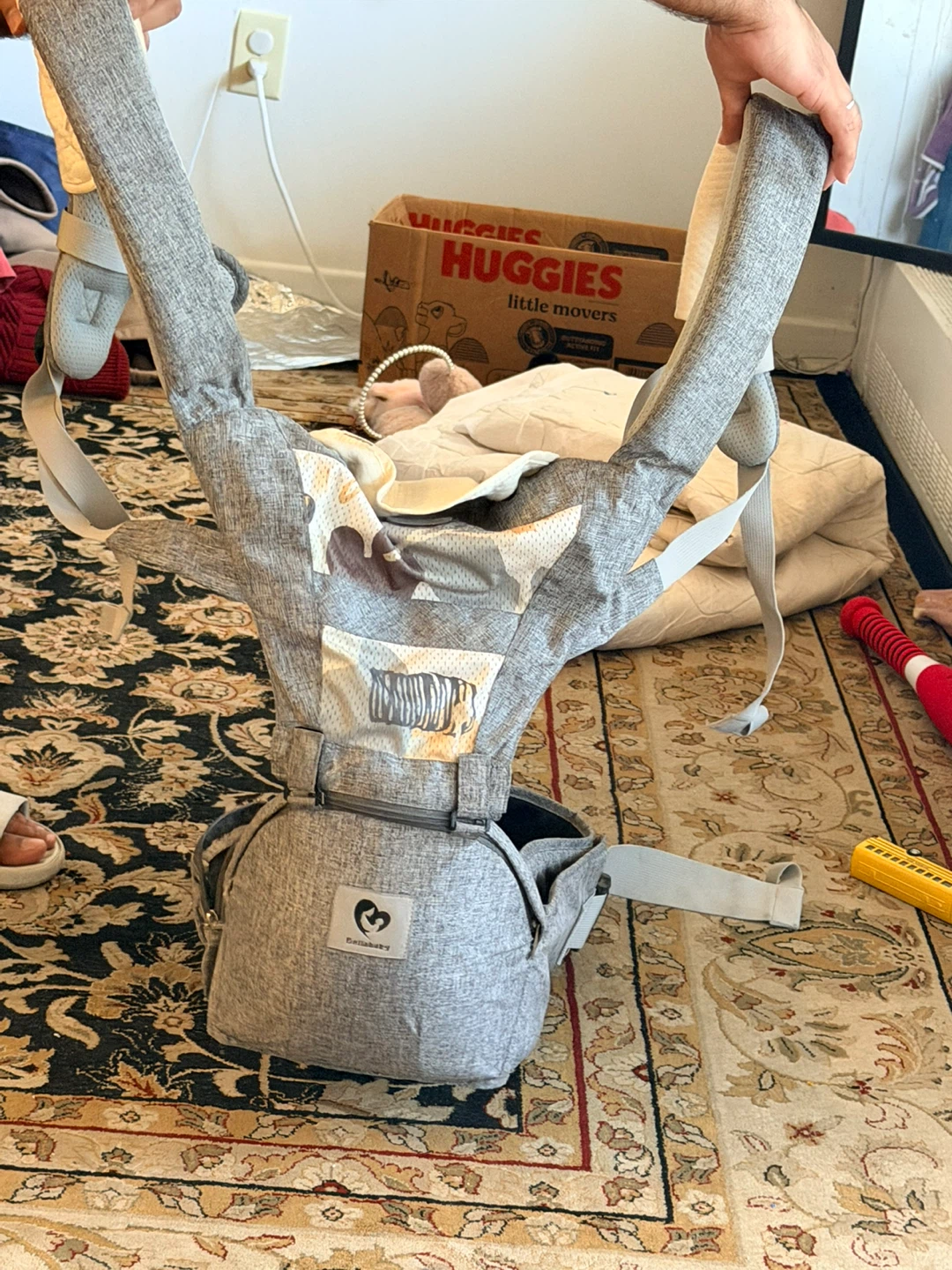 Bellababy Baby Carrier - Grey