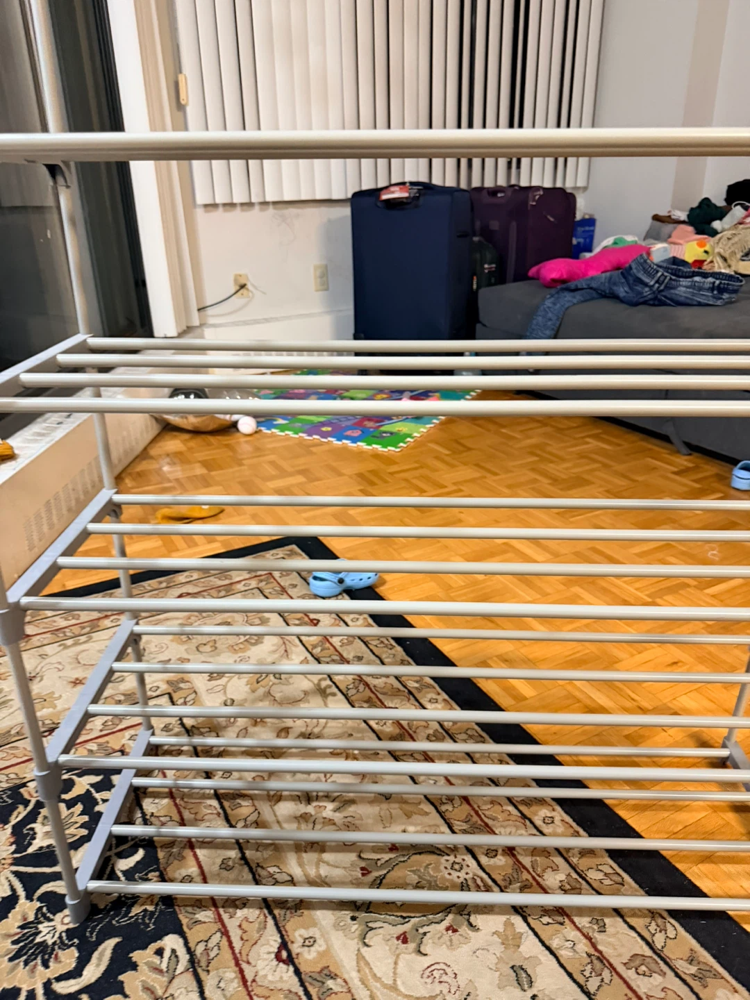 Metal Shoe Rack - Great Condition! - photo 3