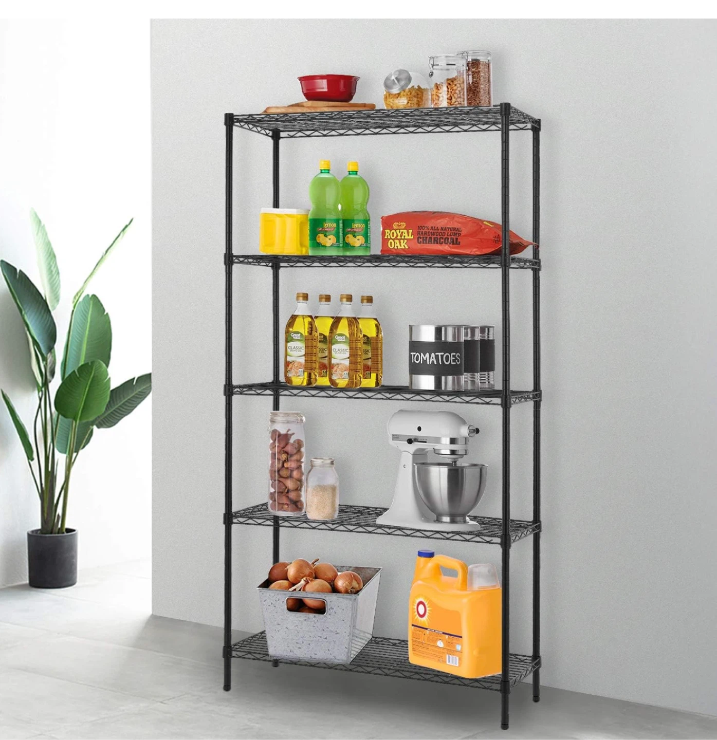 Metal Wire Shelving Unit
