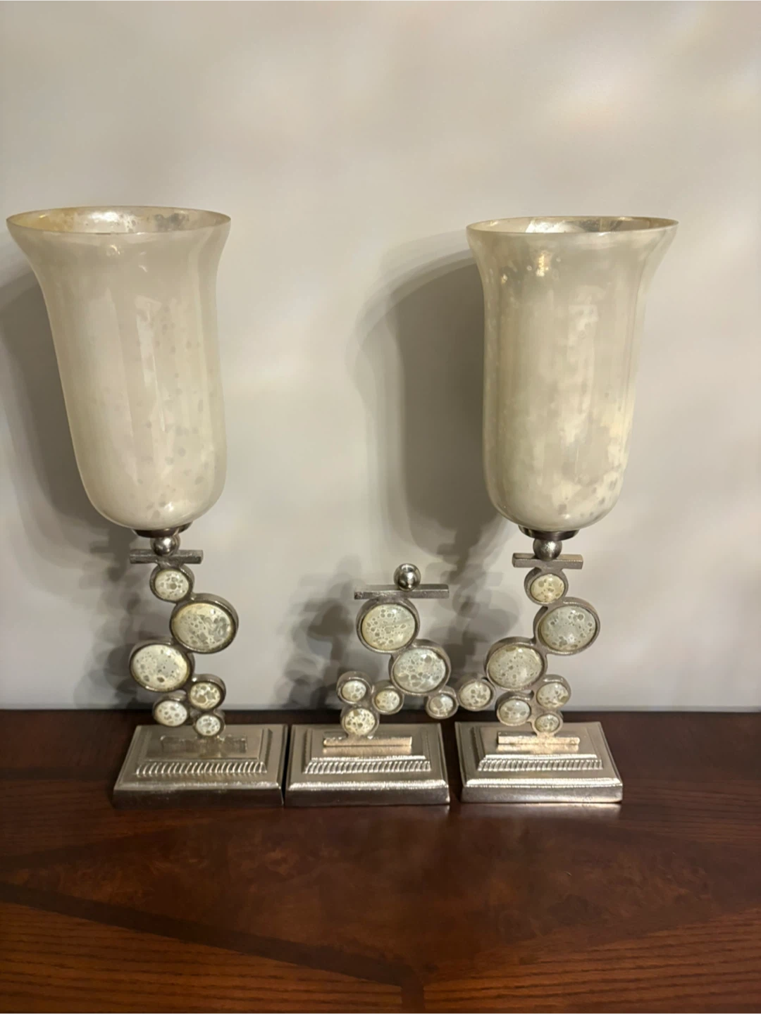 Set of 3 Decorative Candle Holders