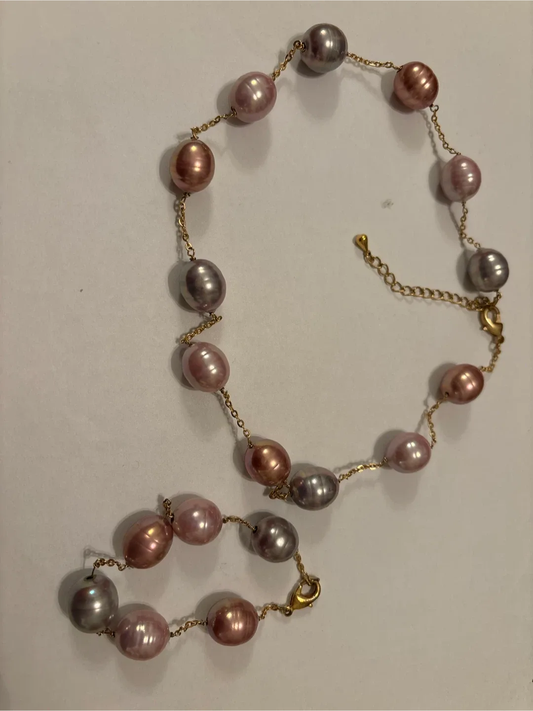 Pearl Necklace and Bracelet Set image indicator(4)