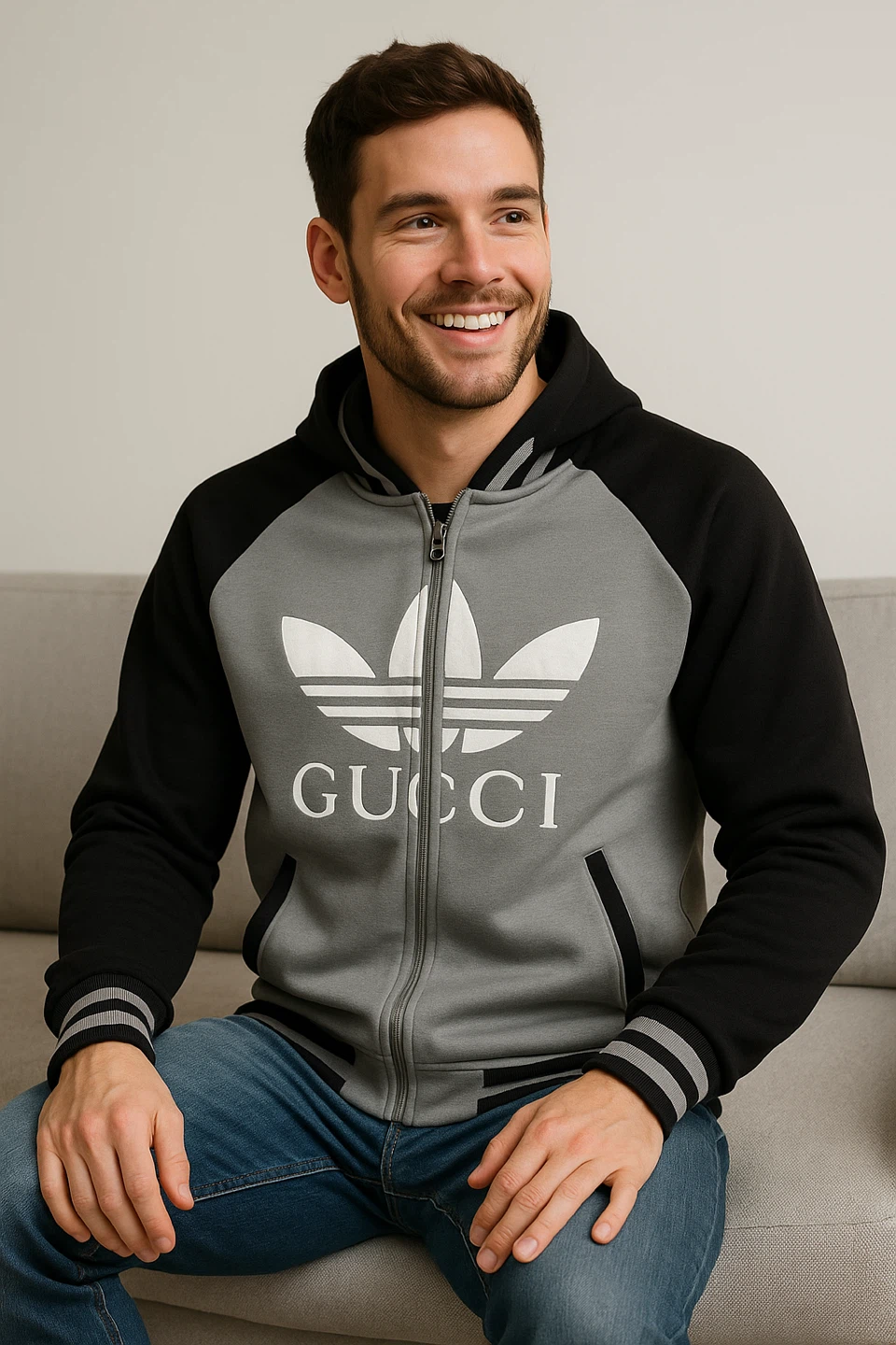 Adidas x Gucci Zip-Up Jacket