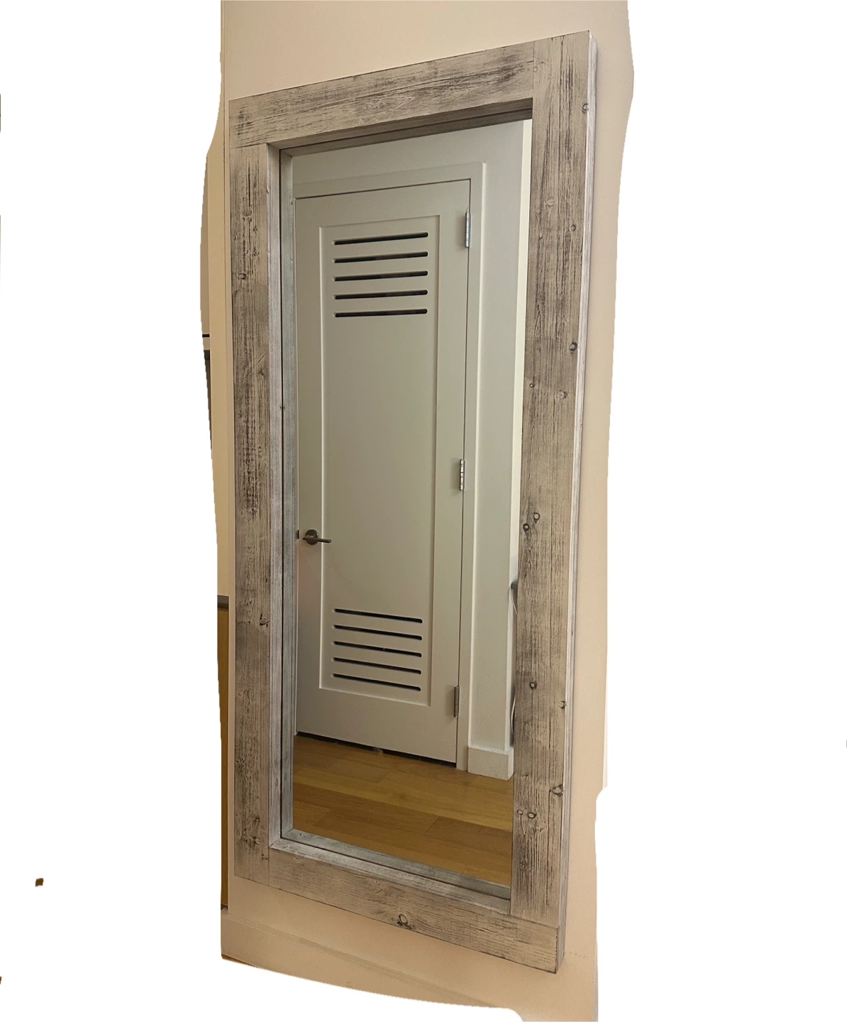 Wayfair Full Length Wall Mirror with Wooden Frame - photo 3
